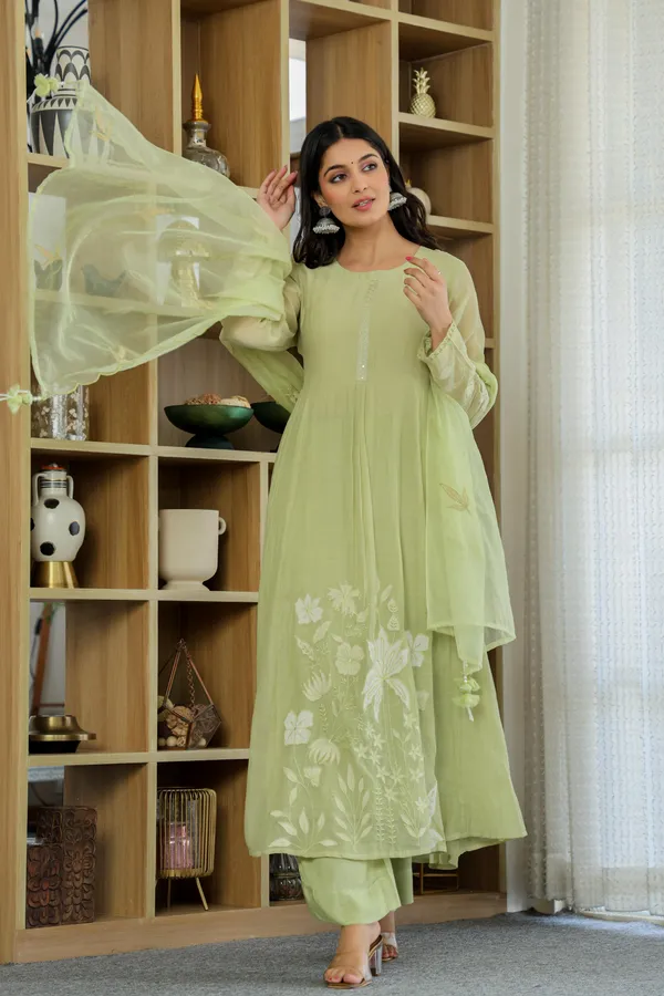 Mul_Chanderi_Embroidered_Anarkali_Suit_With_Hand_Work_For_Women