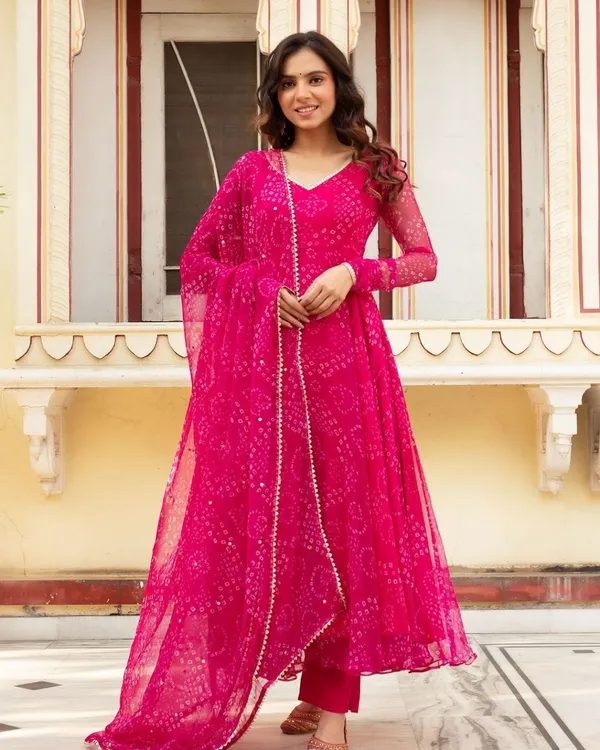 Pink_Bandhani_Printed_Anarkali_Suit_For_Women