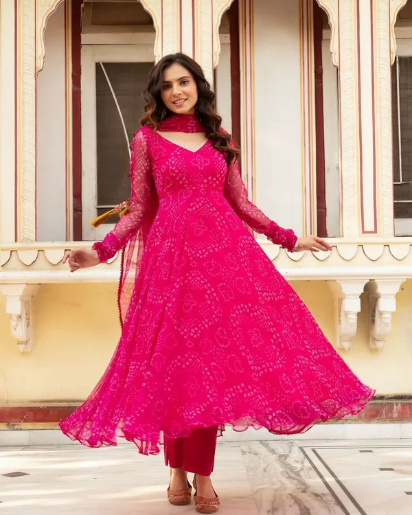 Pink_Bandhani_Printed_Anarkali_Suit_For_Women