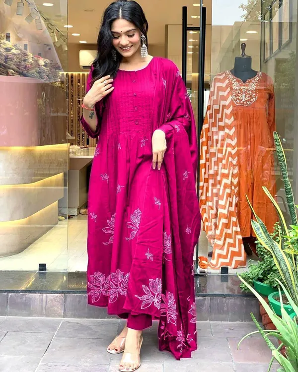Pink_Cotton_Printed_Pantex_Kurta_Pant_&_Dupatta_For_Women