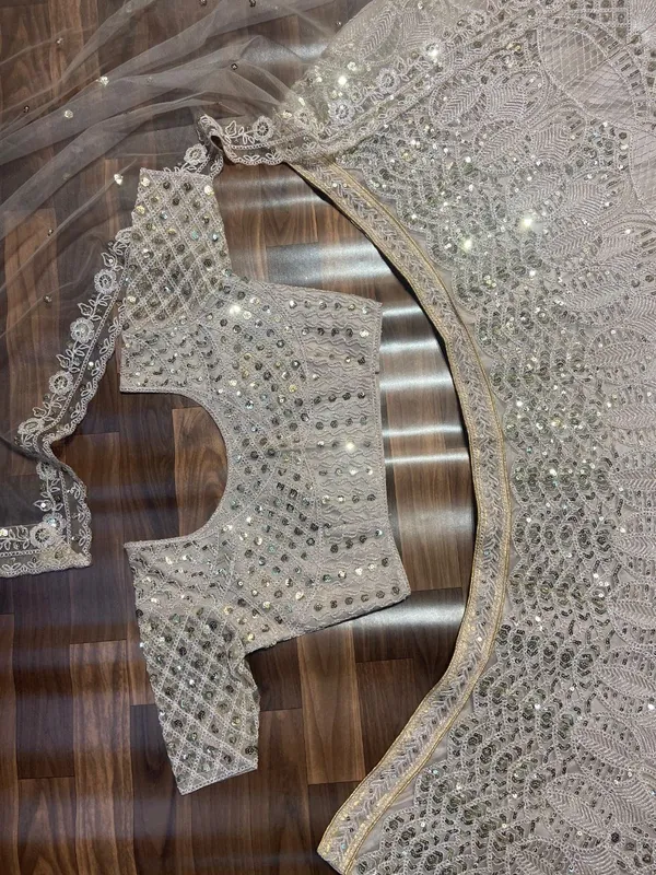 Lavender_Hand-Embroidered_On_Tissue_Fabric_With_Crystals,_Cut_Dana,_Sequin,_Thread,_Beads_Detailing_Lehenga_For_Women
