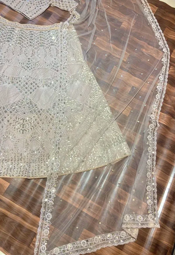 Lavender_Hand-Embroidered_On_Tissue_Fabric_With_Crystals,_Cut_Dana,_Sequin,_Thread,_Beads_Detailing_Lehenga_For_Women