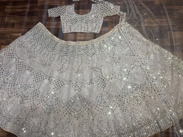 Lavender_Hand-Embroidered_On_Tissue_Fabric_With_Crystals,_Cut_Dana,_Sequin,_Thread,_Beads_Detailing_Lehenga_For_Women