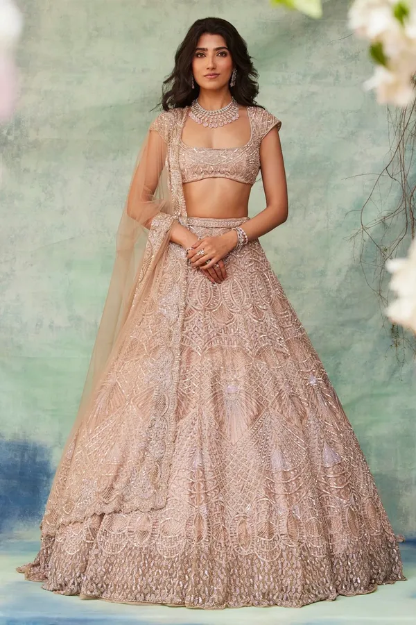 Lavender_Hand-Embroidered_On_Tissue_Fabric_With_Crystals,_Cut_Dana,_Sequin,_Thread,_Beads_Detailing_Lehenga_For_Women
