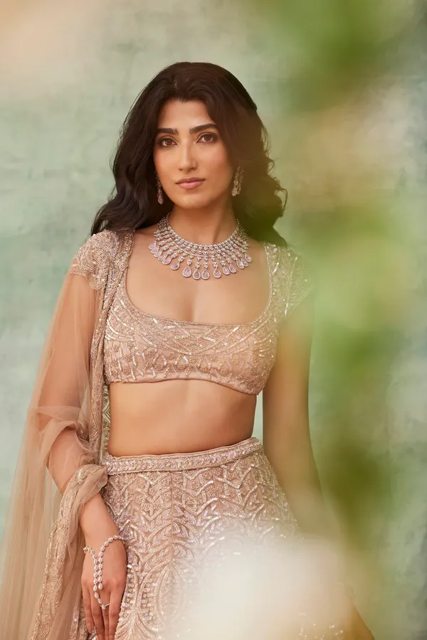 Lavender_Hand-Embroidered_On_Tissue_Fabric_With_Crystals,_Cut_Dana,_Sequin,_Thread,_Beads_Detailing_Lehenga_For_Women