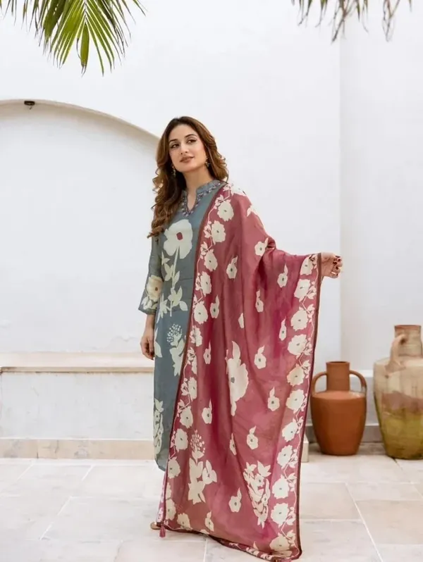 Beautiful_Cotton_Floral_Printed_Kurti_Pant_Dupatta_Set_For_Women