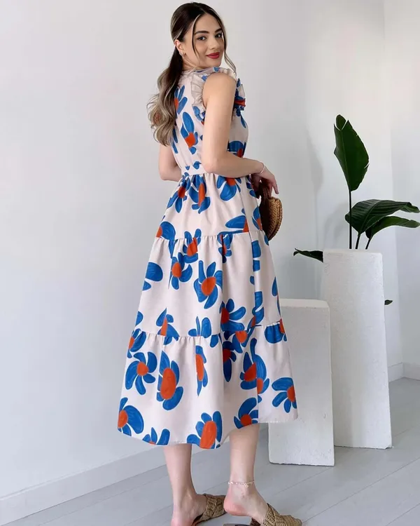 Cotton_Floral_Printed_Casual_Belted_Maxi_Dress_For_Women