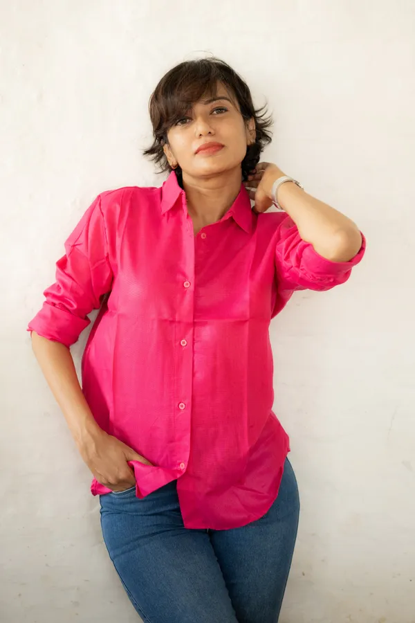 Pink_Solid_Comfy_Casual_Shirt_For_Women