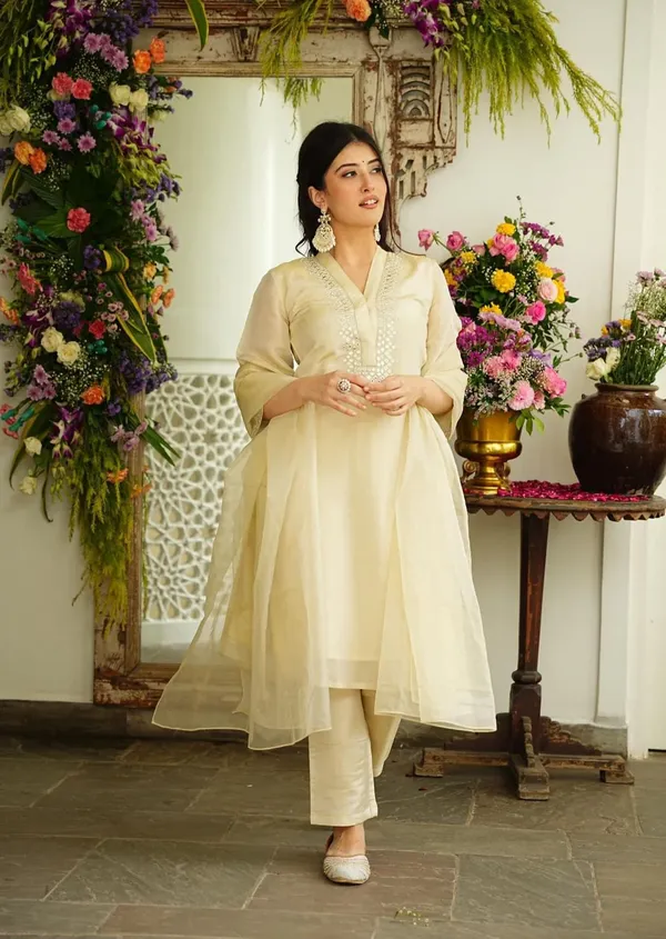 Soft_Chanderi_Embroidered_Foil_Mirror_Work_Kurta_Pant_&_Dupatta_For_Women