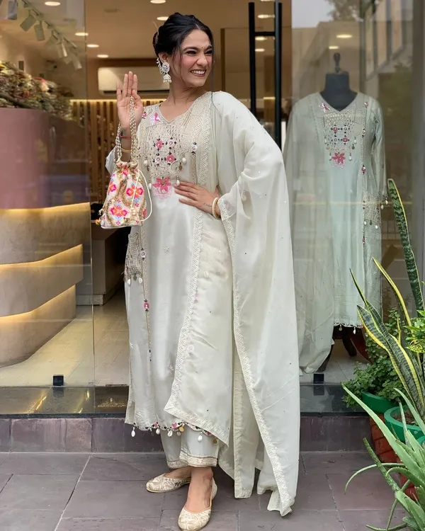 Beautiful_Rayon_Embroidered_&_Sequence_Work_Kurta_Pant_&_Dupatta_For_Women
