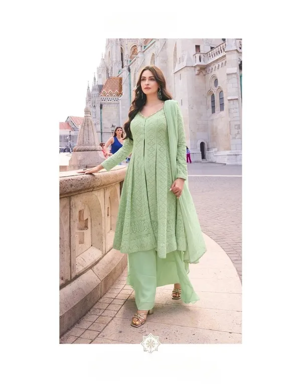 Pastel_Coloured_Georgette_Anarkali_Suit_For_Women