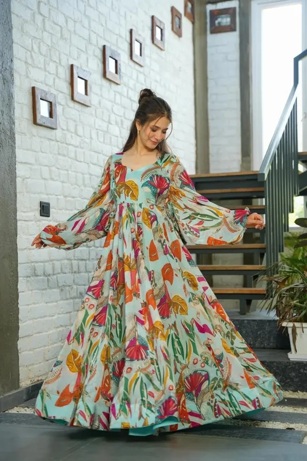 Multi-Coloured_Floral_Printed_&_Embroidered_Maxi_Dress_For_Women