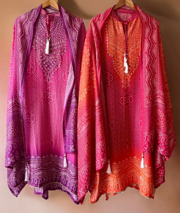 Chinon_Silk_Printed_Kurta_,Pant_&_Dupatta_With_Real_Mirror_Hand_Work_For_Women