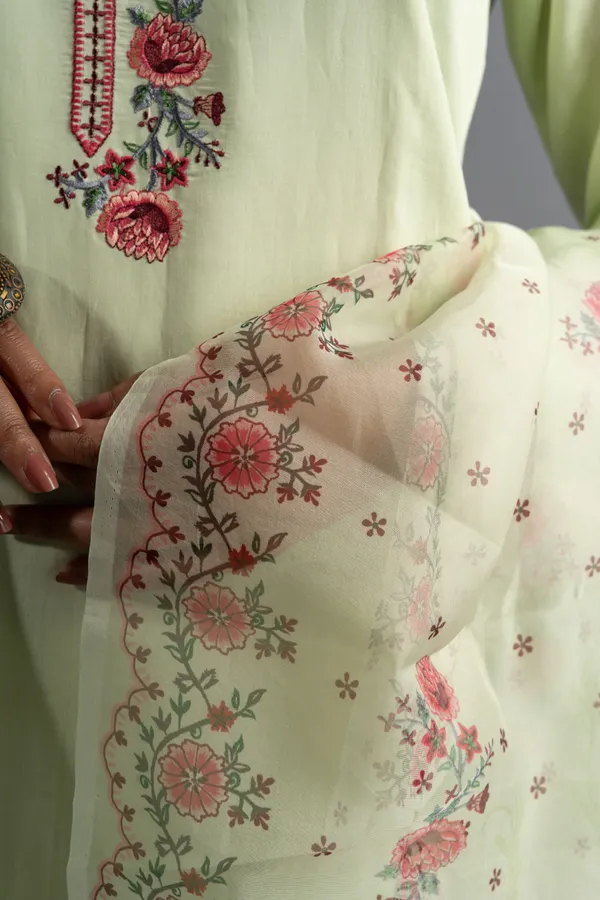 Matcha_Green_Silk_Embroidered_Kurta_Pants_And_Dupatta_(Set_Of_3)_For_Women