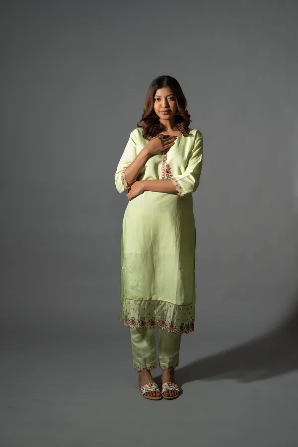 Light_Green_Embroidered_Kurta_Pants_With_Dupatta_(Set_Of_3)_For_Women