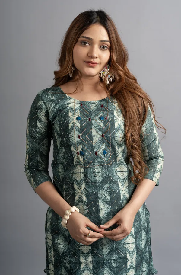 Rama_Green_Cotton_Printed_Kurta_For_Women