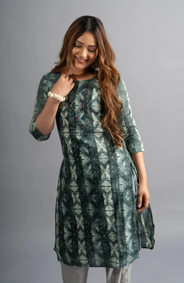 Rama_Green_Cotton_Printed_Kurta_For_Women