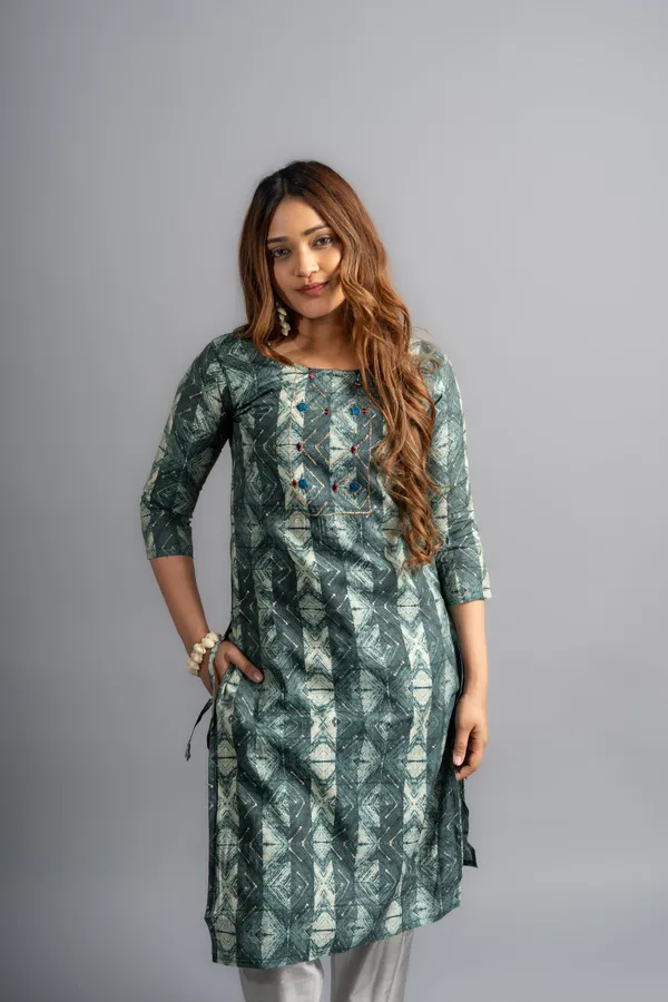 Rama_Green_Cotton_Printed_Kurta_For_Women