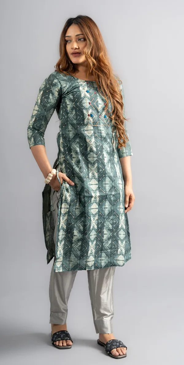 Rama_Green_Cotton_Printed_Kurta_For_Women