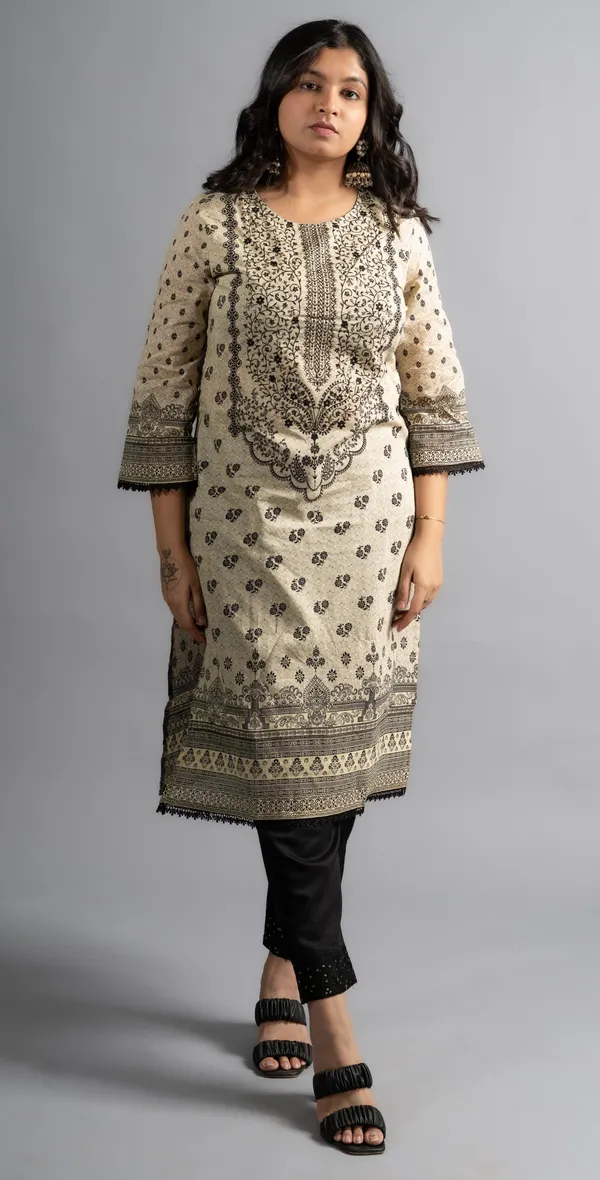 Champagne_White_Cotton_Embroidered_Kurta_Pants_With_Dupatta_(Set_Of_3)_For_Women