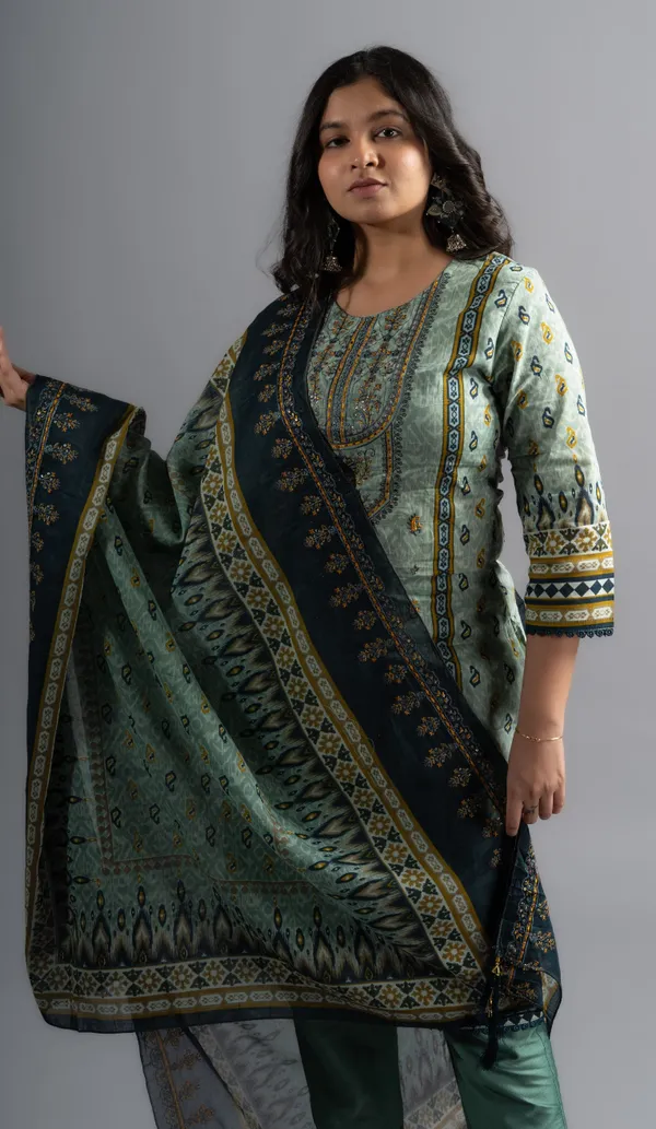 Cambridge_Blue_Embroidered_Kurta_Pants_With_Dupatta_(Set_Of_3)_For_Women