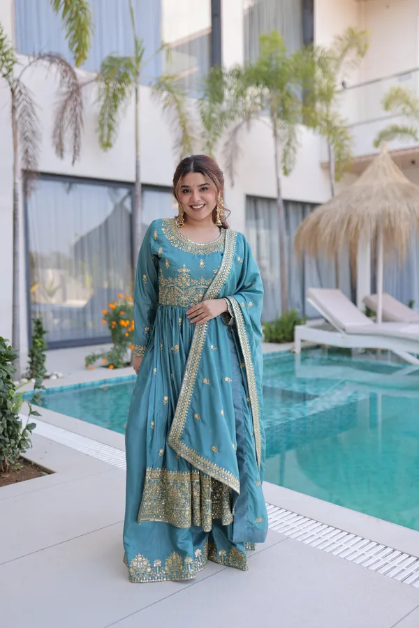 Teal_Mehraab_Sharara_Set