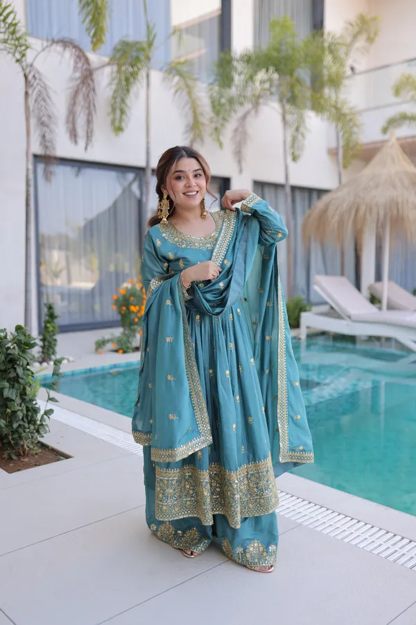 Teal_Mehraab_Sharara_Set