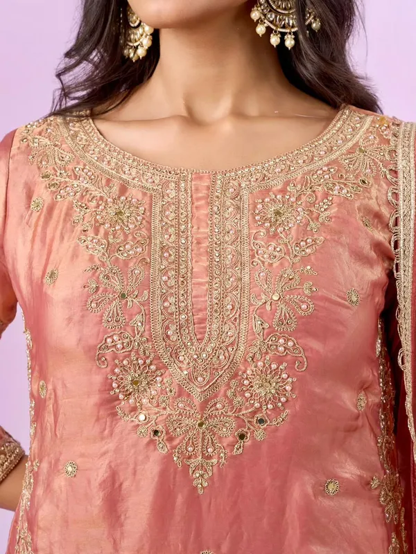 Gajree_Pink_Silk_Sharara_Suit_Set