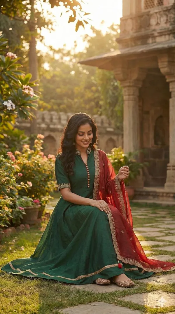 Green_Regalia_Anarkali_suit
