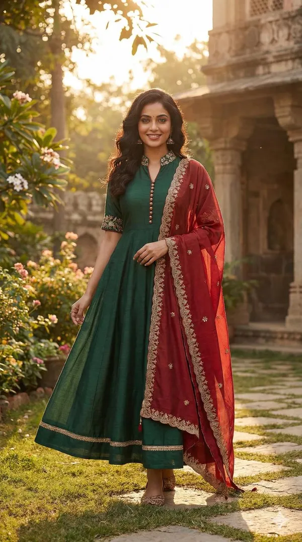Green_Regalia_Anarkali_suit