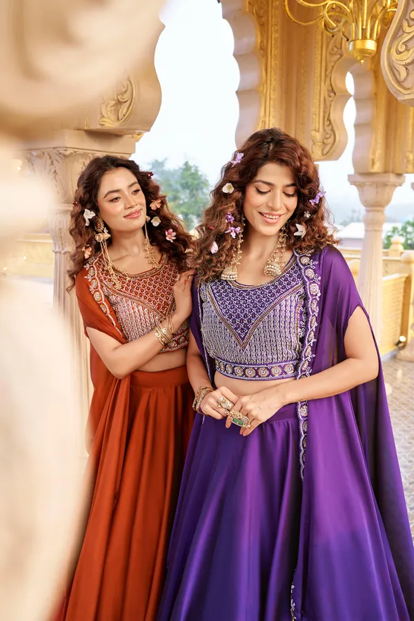 Regal_Rust_Luxurious_Lehenga