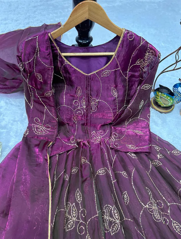 Plum_Royale_Embroidered_Gown?Lehenga_Set