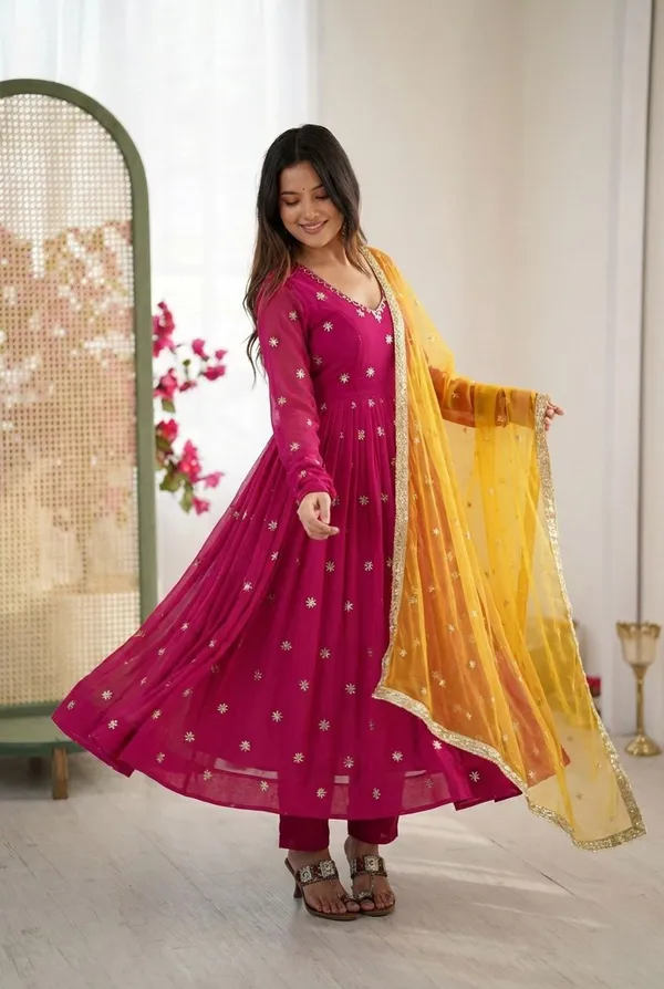 Rani_Flare_Anarkali_Set