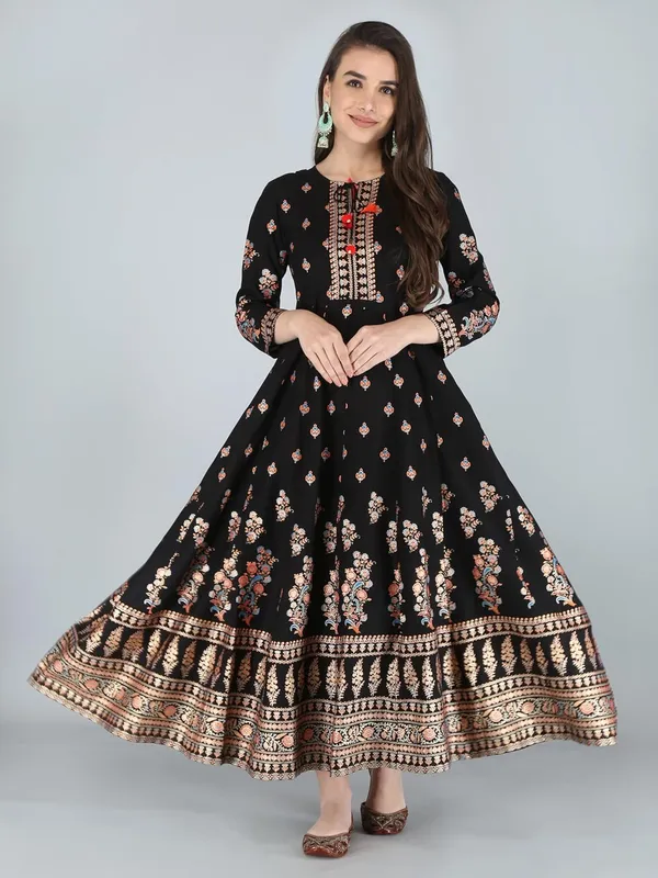 Black_Rayon_Anarkali_Kurti_For_Women