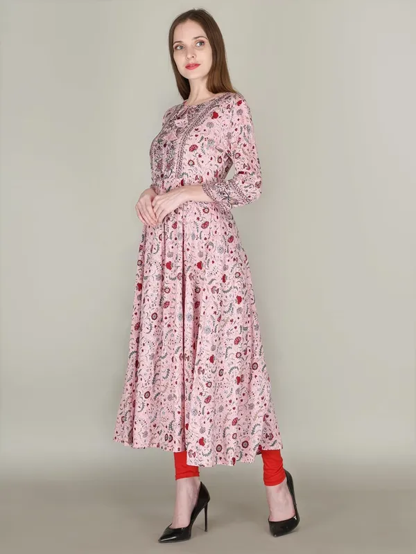 Pink_Rayon_Anarkali_Kurti_For_Women