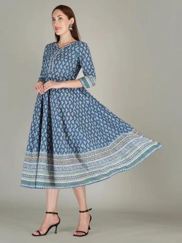 Blue_Rayon_Anarkali_Kurti_For_Women