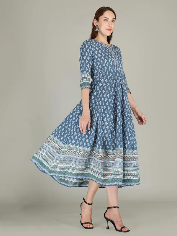 Blue_Rayon_Anarkali_Kurti_For_Women