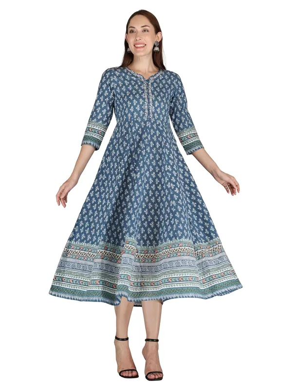 Blue_Rayon_Anarkali_Kurti_For_Women