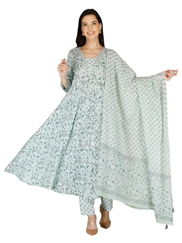 Multicolor_Rayon_Suit_For_Women