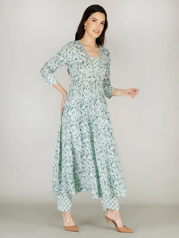 Multicolor_Rayon_Kurti_With_Pant_For_Women