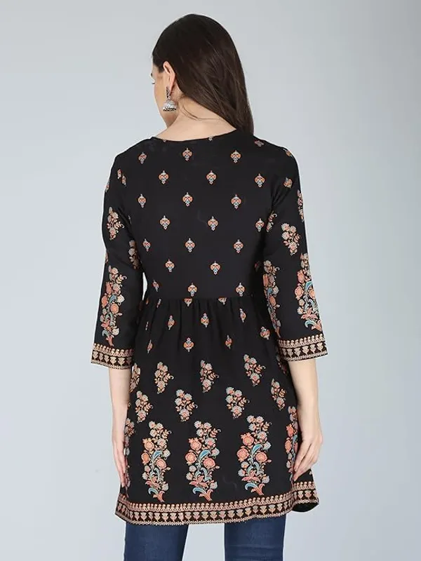 Black_Rayon_Cotton_Blend_Top_For_Women