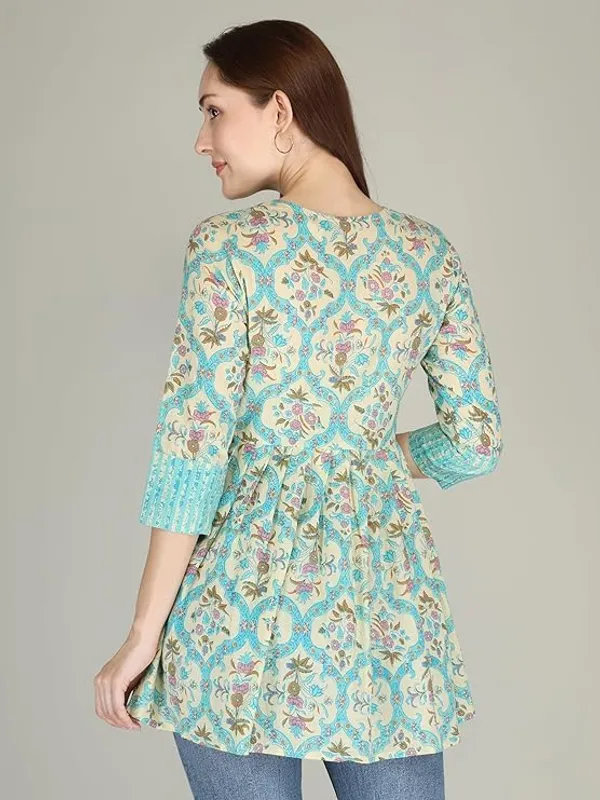 Light_Green_Rayon_Cotton_Blend_Top_For_Women