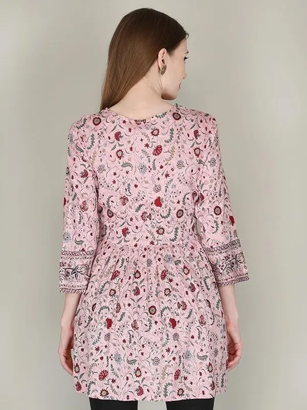 Pink_Rayon_Cotton_Blend_Top_For_Women
