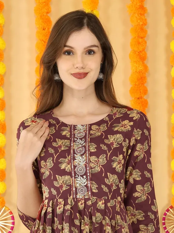 Maroon_Cotton_Blend_Top_For_Women