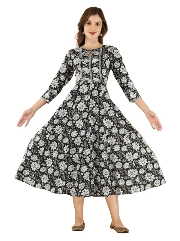 Black_Cotton_Anarkali_Kurti_For_Women