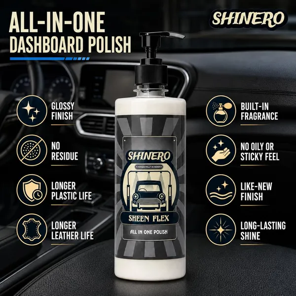 Ddt_Dashboard_Detailing_&_Cleaning_Kit__Set_Of_5_|_Includes_2_Detailing_Brushes,_Microfiber_Cloth,_Foam_Applicator_&_500Ml_Sheen_Flex_Dashboard_Polish_|_Complete_Interior_Care_Set