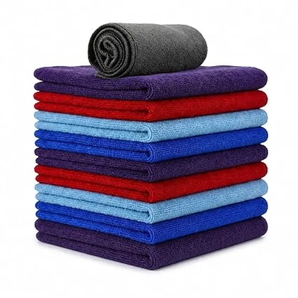 350_Gsm_Microfiber_Cloth|40X40_Cm|Pack_Of_5
