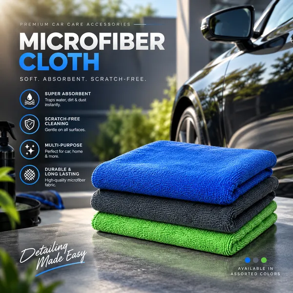 700_Gsm_Microfiber_Cloth|40X40_Cm|_Multicolour