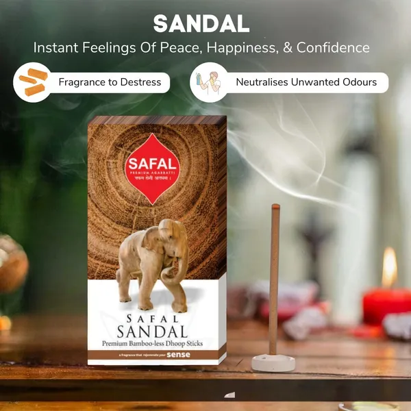 SAFAL_Dhoop_Sticks_for_Pooja_240_Premium_Dhoop_Sticks_Agarbatti_Long-Lasting_Aroma_for_Pooja_And_Meditation_Charcoal_Free_Incense_Sticks_Pack_of_24_Sandal