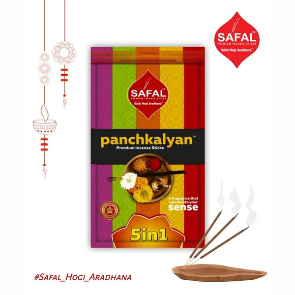 SAFAL_Agarbatti|_Agarbatti_for_Pooja|_Pack_of_5_100_Sticks_Per_Pack|_Incense_Sticks_for_Pooja_with_Natural_Fragrance|_Soothing_And_Long-Lasting_Aroma|_Handmade_Agarbatti_Stick_PANCHKALYAN